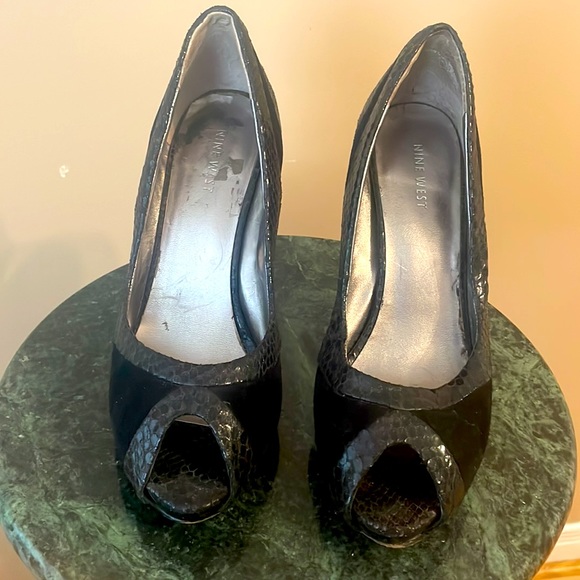 Nine West Stiletto Peep Toe Heel - Picture 2 of 3